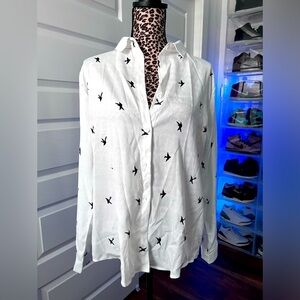 Light weight long sleeve; cute to wear over tank